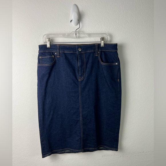 Lauren Ralph Lauren Dresses & Skirts - Lauren Ralph Lauren Blue Denim Jean Skirt Size 10